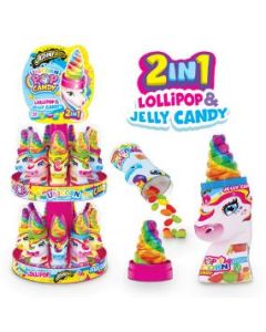 JOHNY BEE Unicorn Pop Stand 18 szt