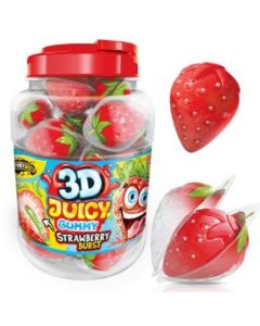 JOHNY BEE 3D Gummy Strawberry 60 szt