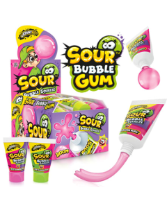 JOHNY BEE Sour Bubble Squeeze 24szt